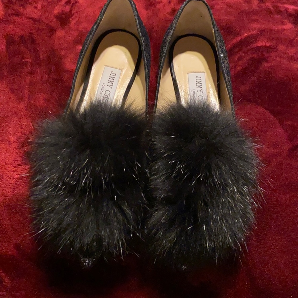 Jimmy Choo Flats with Fur